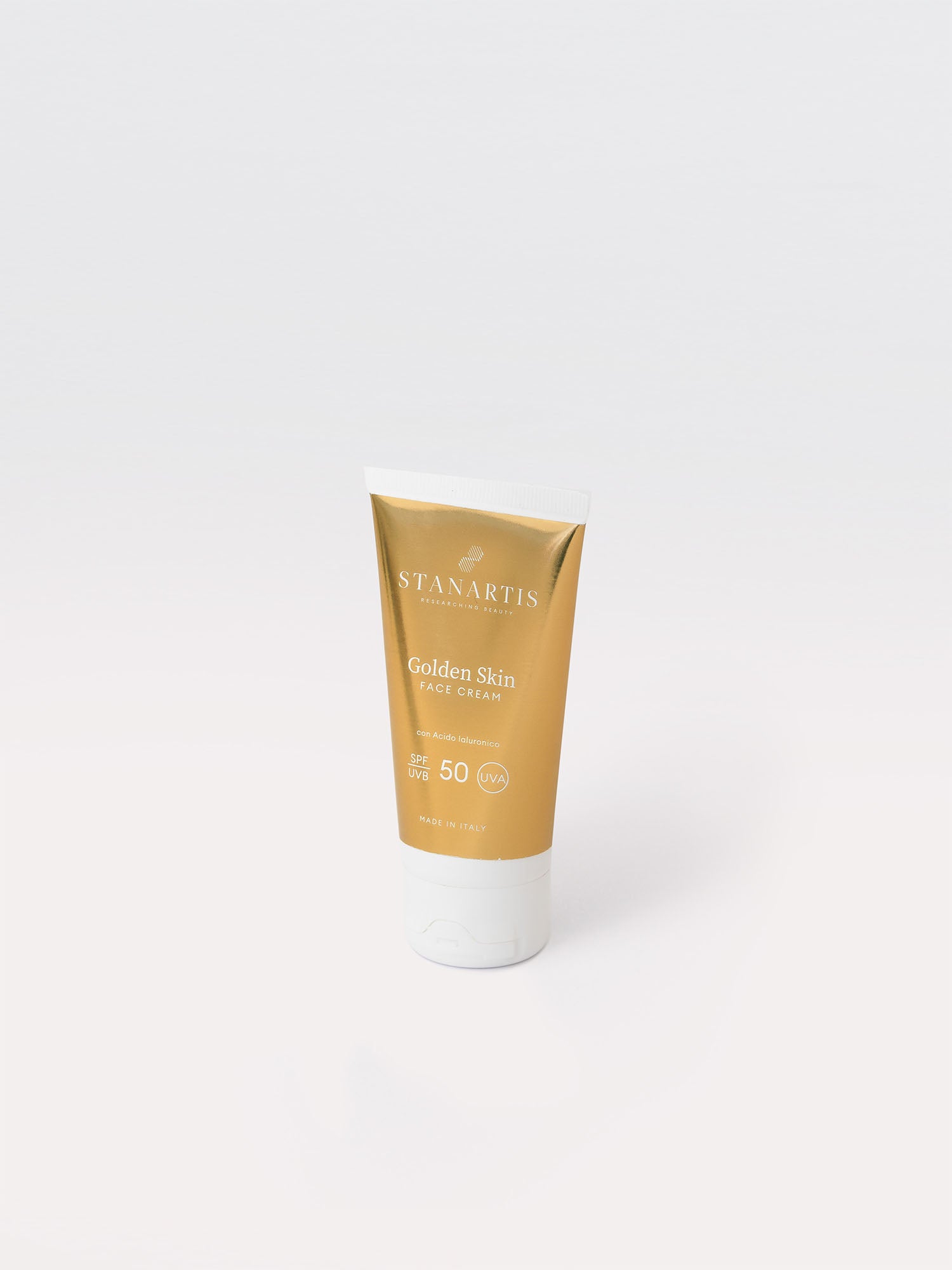 Crema Solare Viso Protezione 50 Golden Skin, Stanartis