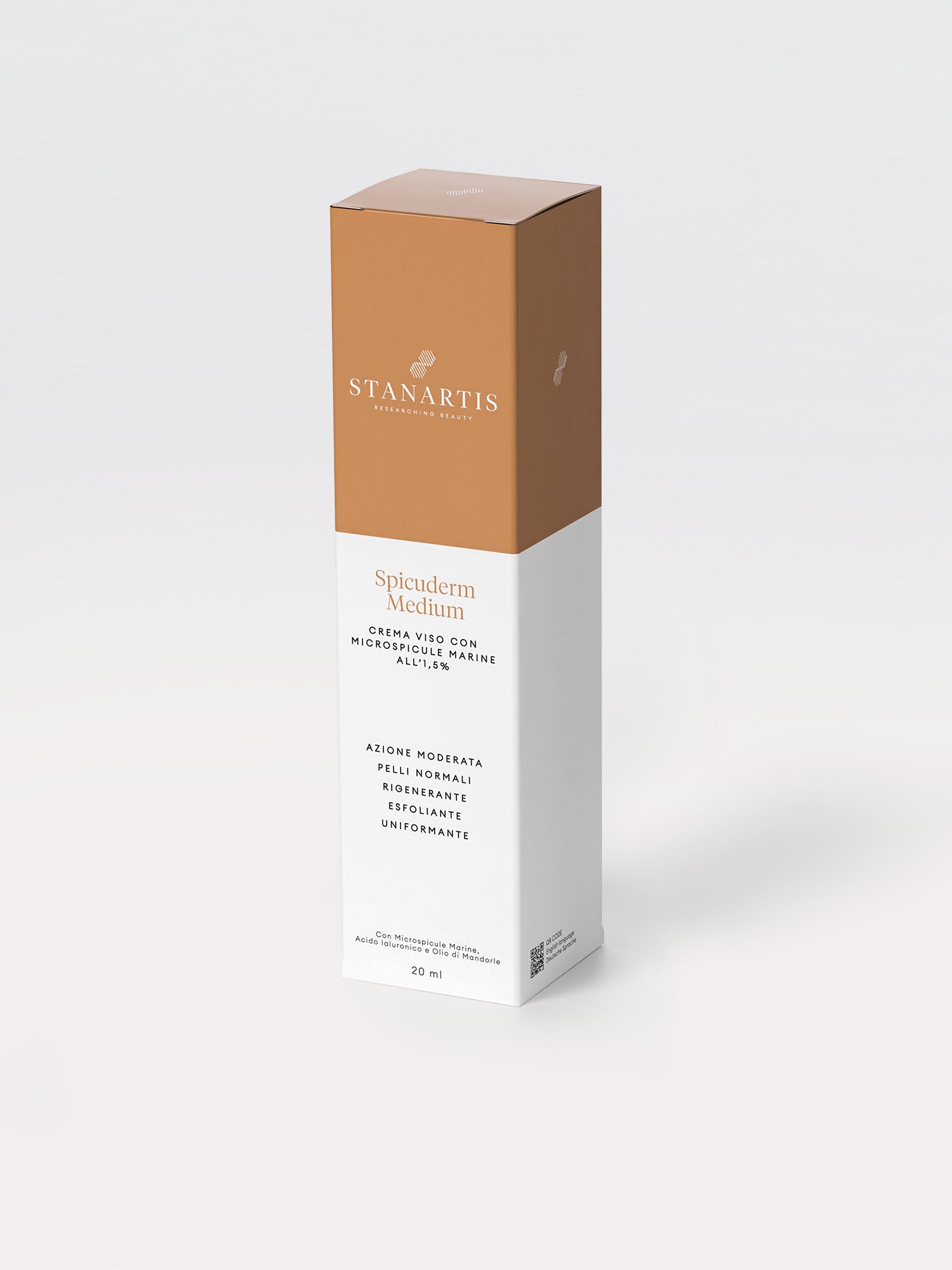 Crema viso con microspicule Stanartis